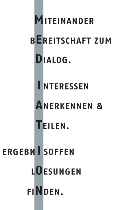 Bereitschaft zur Mediation